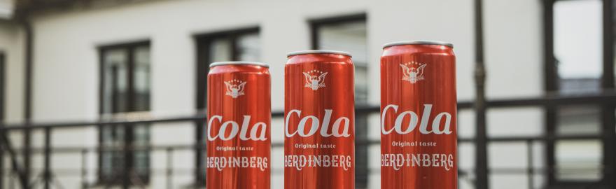 Новинка!  Cola Berdinberg в банке. Объем 0,33л