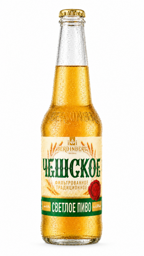 ПИВО "BERDINBERG" в стекле 0,5 л.